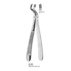 Upper third molars, left Extracting Forceps