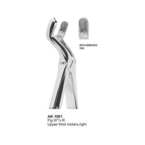 Upper third molars, right Extracting Forceps