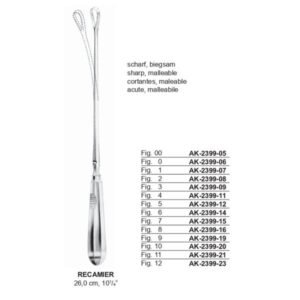 Recamier Uterine Curettes