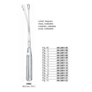 SIMS Uterine Curettes