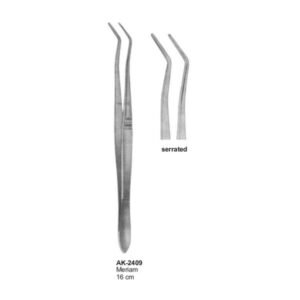 Dental Tweezers Meriam Serrated