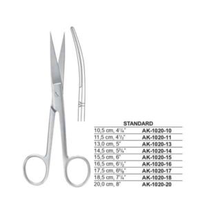 Operating Scissors Curved Sharp-Sharp