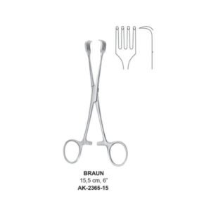 Braun Uterine Tenaculum Forceps