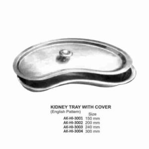 KIDNEY TRAY WITH COVER (English Pattern)