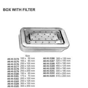 BOX WITH FILTER