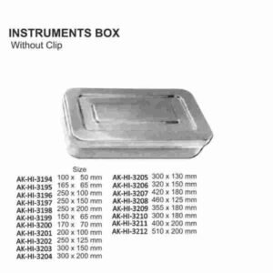 INSTRUMENTS BOX Without Clip