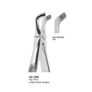 Lower third molars Extracting Forceps