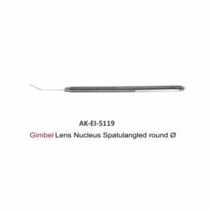 Gimbel Lens Nucleus Spatula angled round