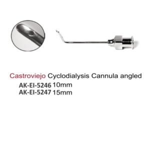 Castroviejo Cyclodialysis Cannula angled