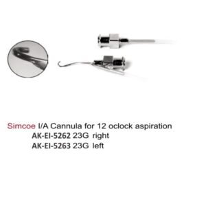 Simcoe I/A Cannula for 12 o‘clock aspiration
