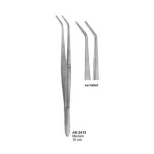 Dental Tweezers Meriam Serrated