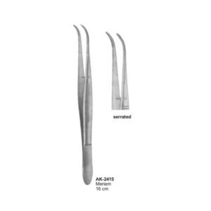 Dental Tweezers Meriam Serrated