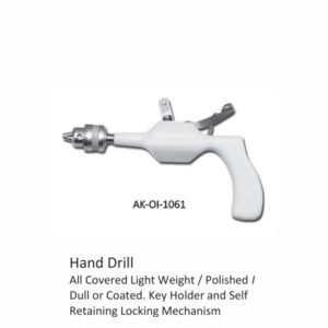 Hand Drill All Covered Light Weight / Polished I Dull or Coated