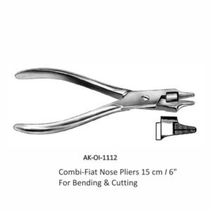 Combi-Fiat Nose Pliers 15 cm I 6″ For Bending & Cutting