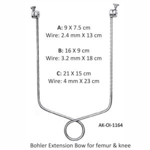 Bohler Extension Bow for femur & knee