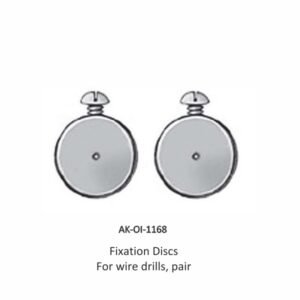 Fixation Discs For wire drills, pair