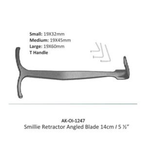 Smillie Retractor Angled Blade