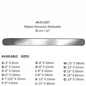 Ribbon Retractor Malleable