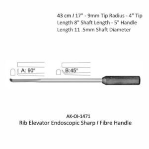 Rib Elevator Endoscopic Sharp I Fibre Handle