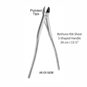 Bethune Rib Shear S Shaped Handle