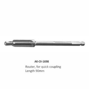 Router, for quick coupling