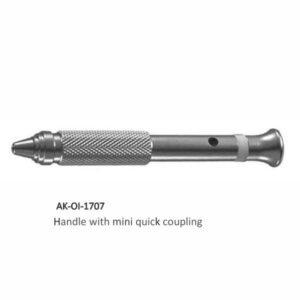Handle with mini quick coupling
