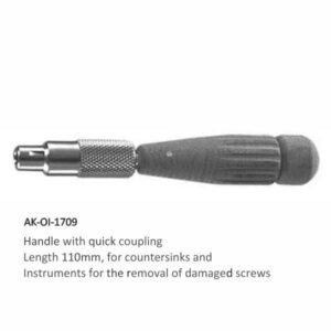 Handle with quick coupling