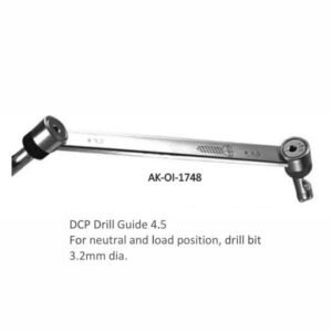 DCP Drill Guide 4.5 For neutral and load position, drill bit 3.2mm dia.