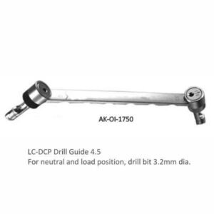LC-DCP Drill Guide 4.5 For neutral and load position, drill bit 3.2mm dia.