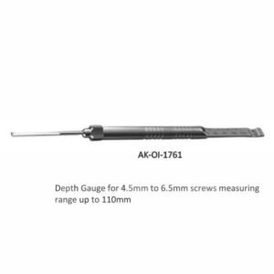 Depth Gauge for 4.5mm to 6.5mm screws measuring range up to 110mm