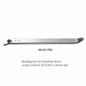 Bending Iron for Kirschner Wires Length 11Smm, for 0.8 to 1.25mm dia