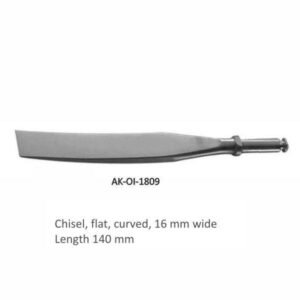 Chisel, flat, curved