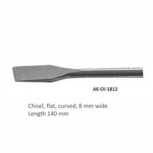 Chisel, flat, curved